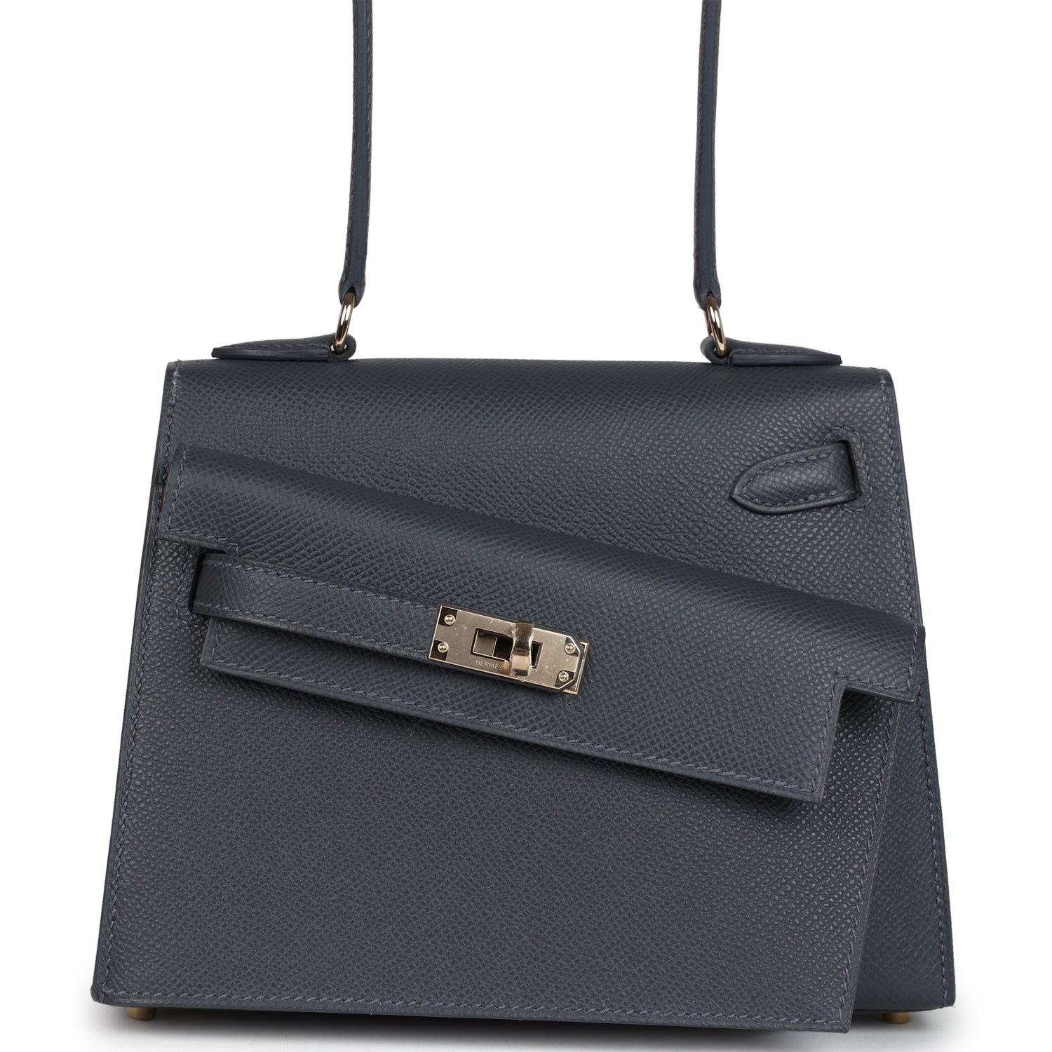 Hermes Kelly Sellier En Desordre 20 Ardoise Epsom Permabrass Hardware - Image 4