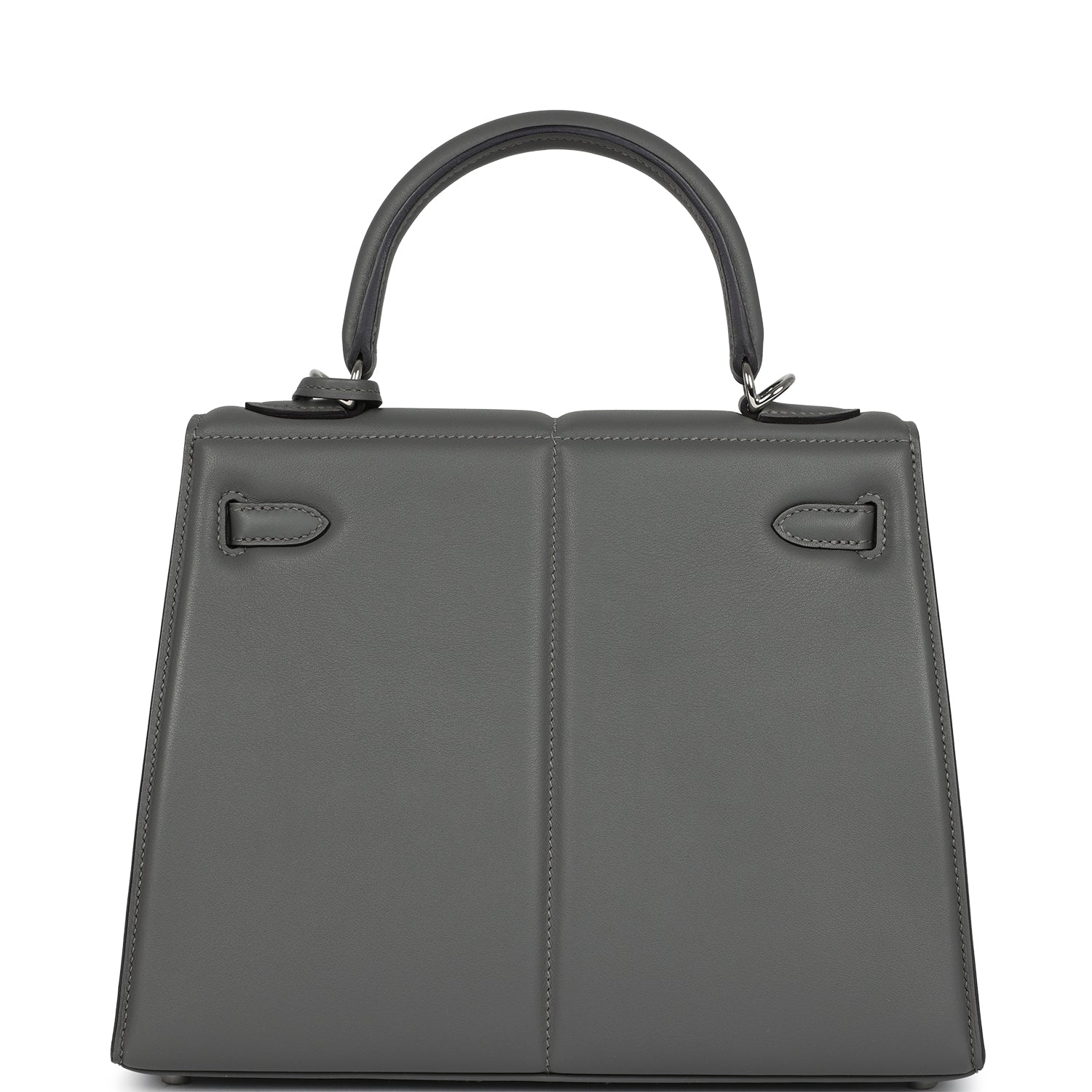 Hermes Kelly Sellier 25 Gris Meyer Swift Palladium Hardware