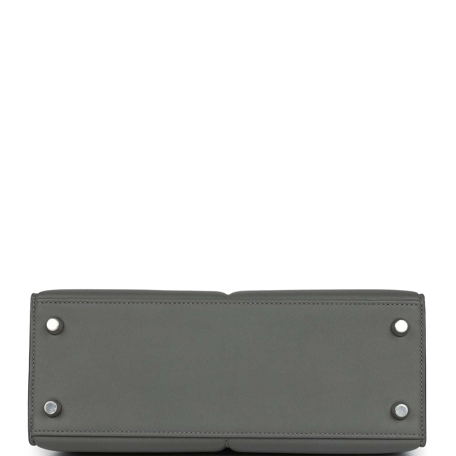 Hermes Kelly Sellier 25 Gris Meyer Swift Palladium Hardware - Image 3