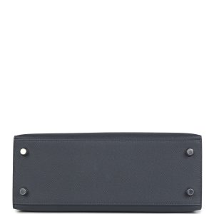 Hermes Kelly Sellier 25 Ardoise Epsom Electrum Hardware