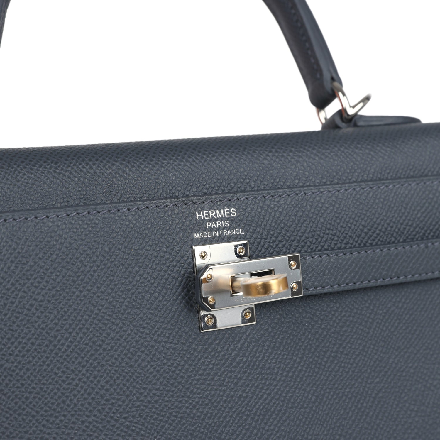 Hermes Kelly Sellier 25 Ardoise Epsom Electrum Hardware - Image 2