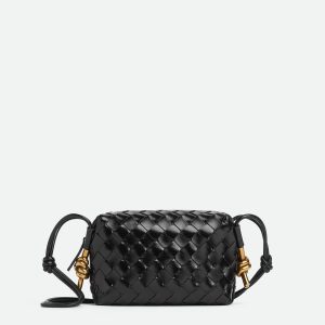 Bottega Veneta Mini Ring Camera Bag – Polished Leather
