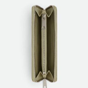 Intrecciato Zip Around Wallet