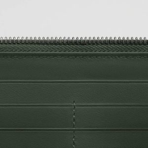 Intrecciato Zip Around Wallet