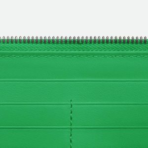 Intrecciato Zip Around Wallet