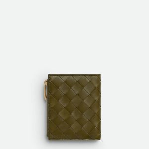 Intrecciato Small Bi-Fold Wallet