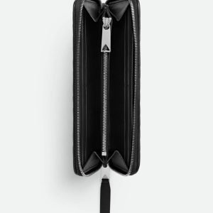 Intrecciato Piccolo Zip Around Wallet