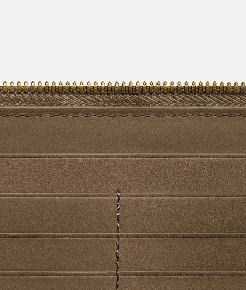 Intrecciato Zip Around Wallet