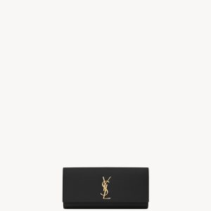 YSL Kate Clutch In Grain De Poudre Embossed Leather