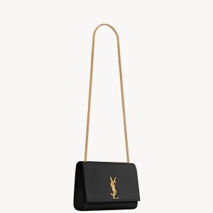 YSL Kate Medium in Grain De Poudre Embossed Leather