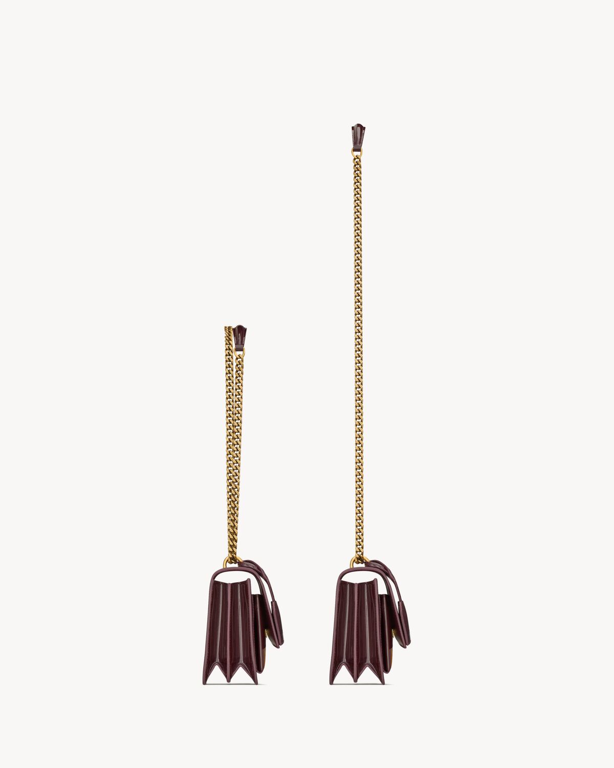 YSL Sunset Small in Patent Leather