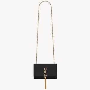 YSL Kate Small Tassel In Grain De Poudre Embossed Leather