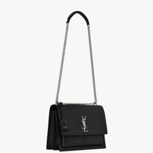 YSL Sunset Large in Smooth Leather