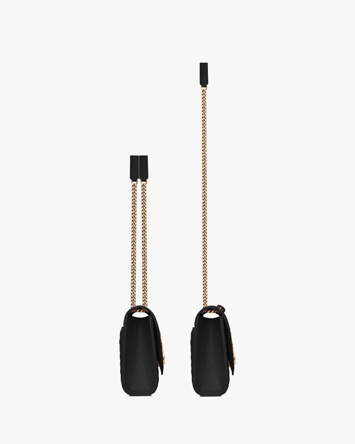 Ysl Envelope Medium in Quilted Grain De Poudre Embossed Leather