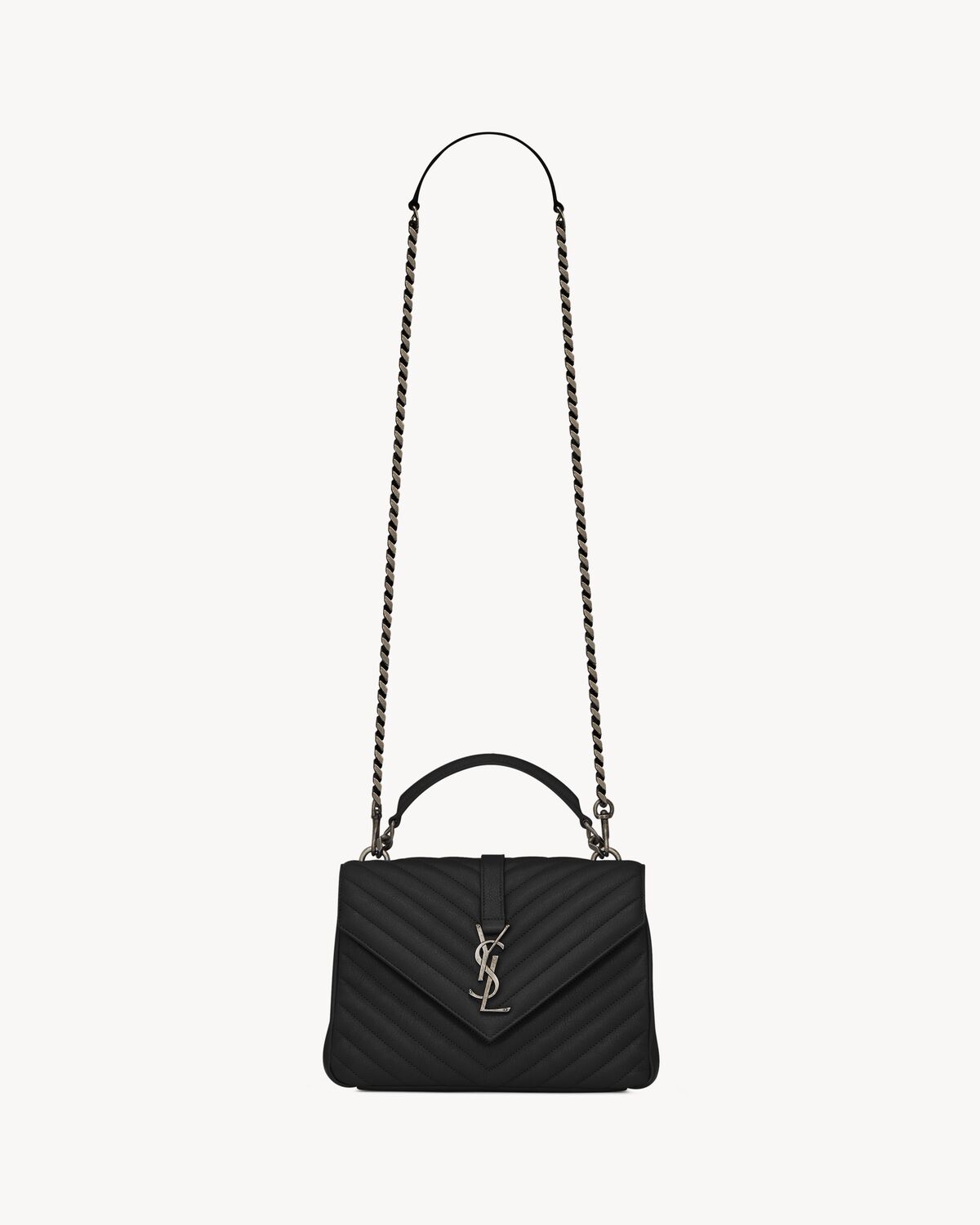 YSL College Medium in Quilted Leather - Image 5
