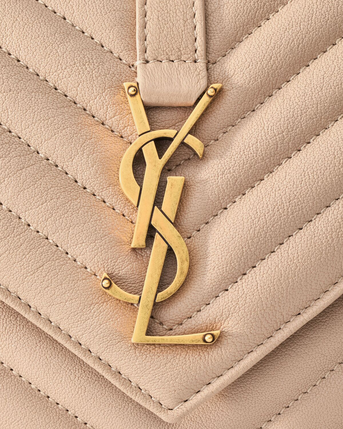 YSL College Medium in Quilted Leather - Image 3