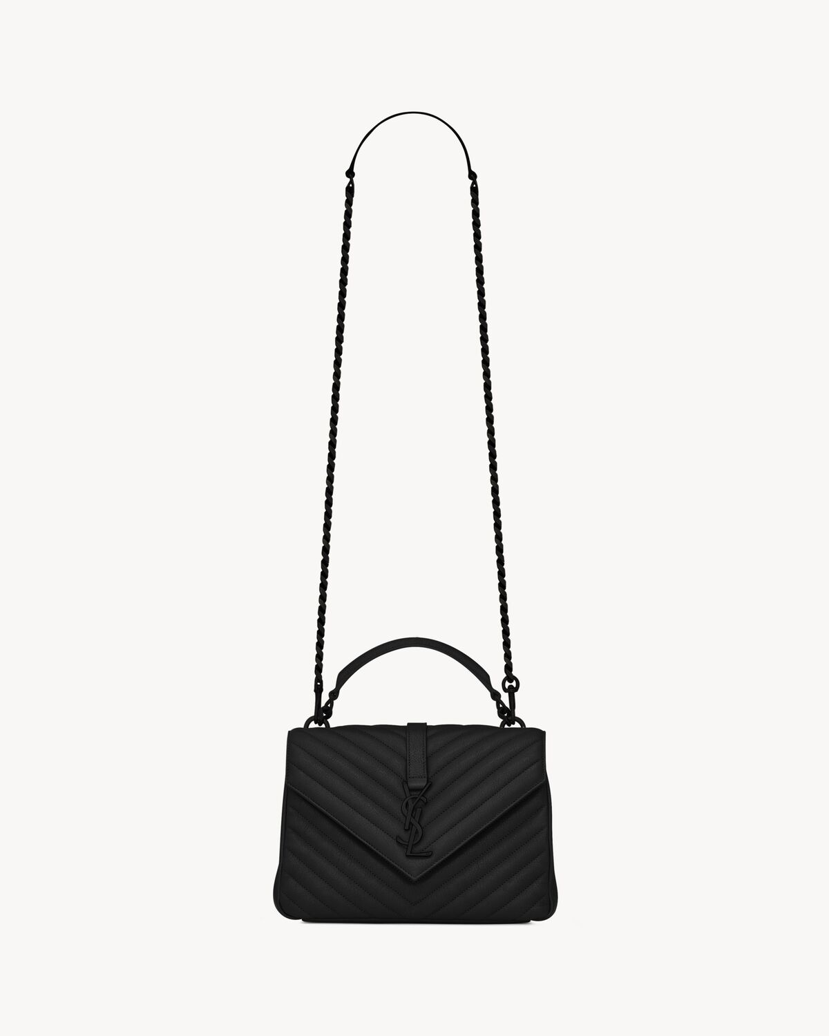 YSL College Medium in Quilted Leather - Image 6
