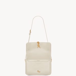 YSL Solferino Medium Satchel in Box Saint Laurent