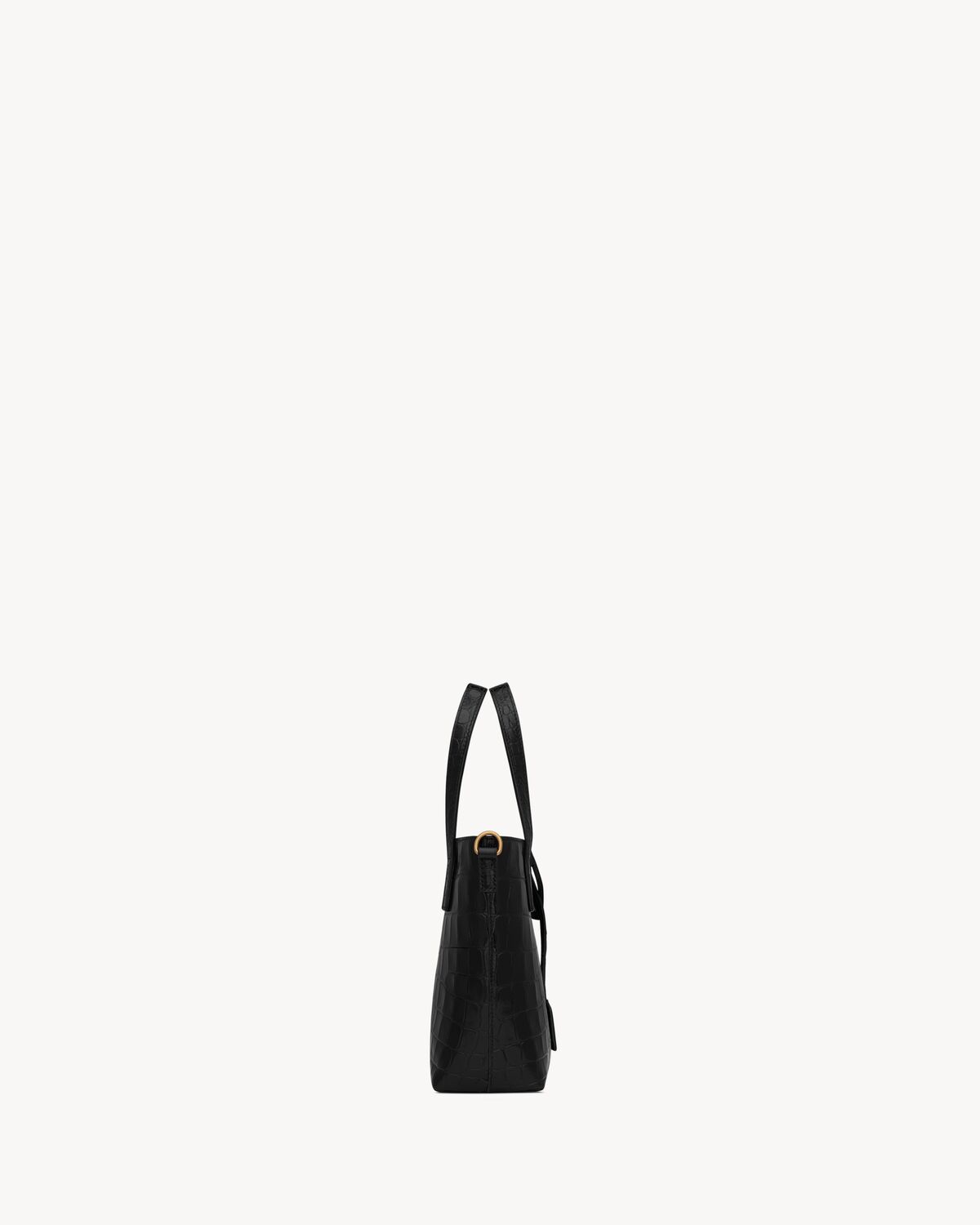 YSL Mini Toy Shopping Saint Laurent in Crocodile-Embossed Leather - Image 2