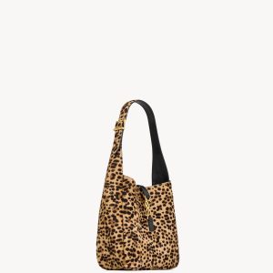 YSL LE 5 à 7 Supple Small in Pony Hair Leather