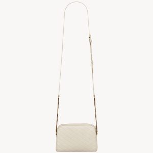 YSL Gaby Zipped Pouch in Quilted Lambskin