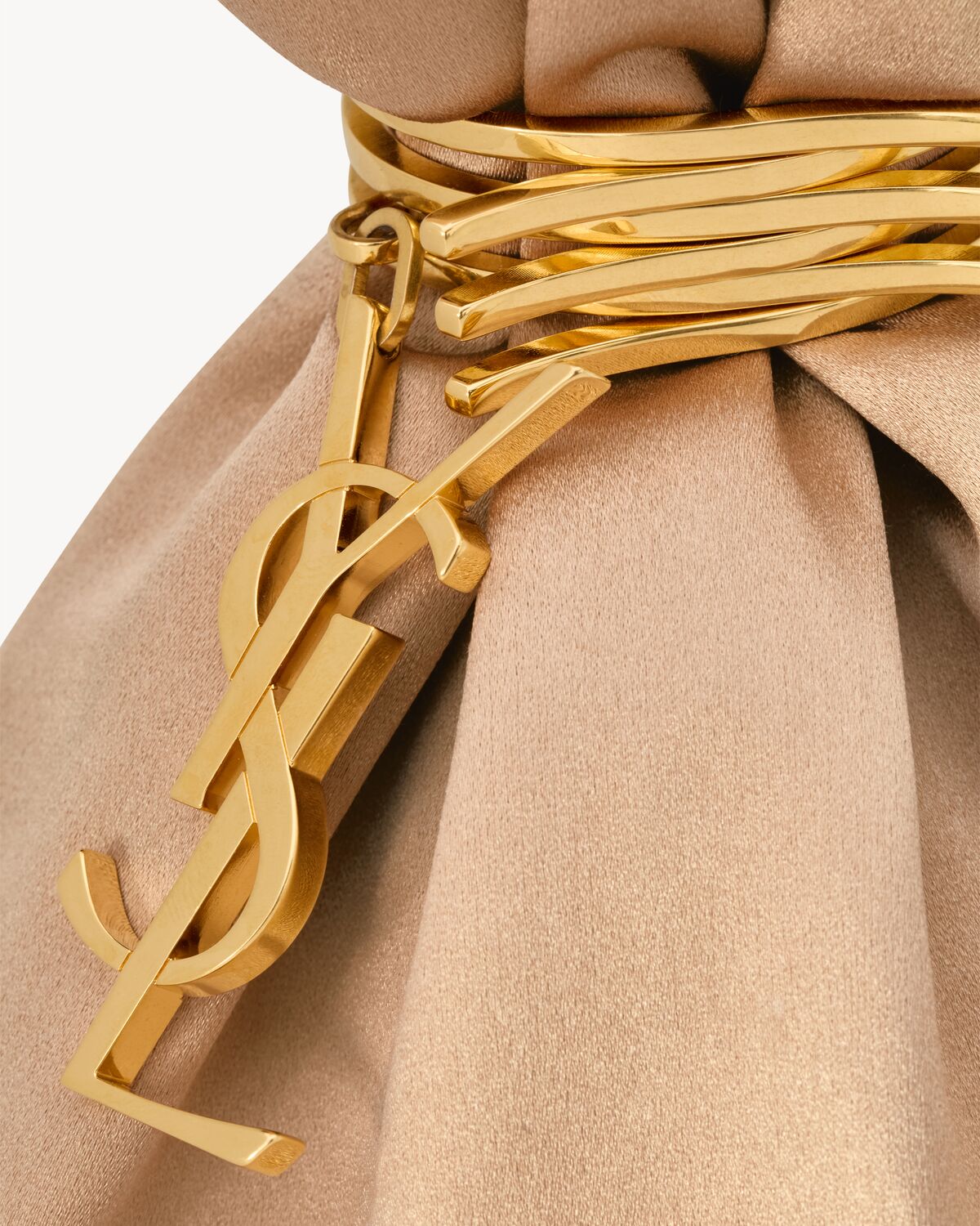 YSL Evening Pouch In Satin - Image 3