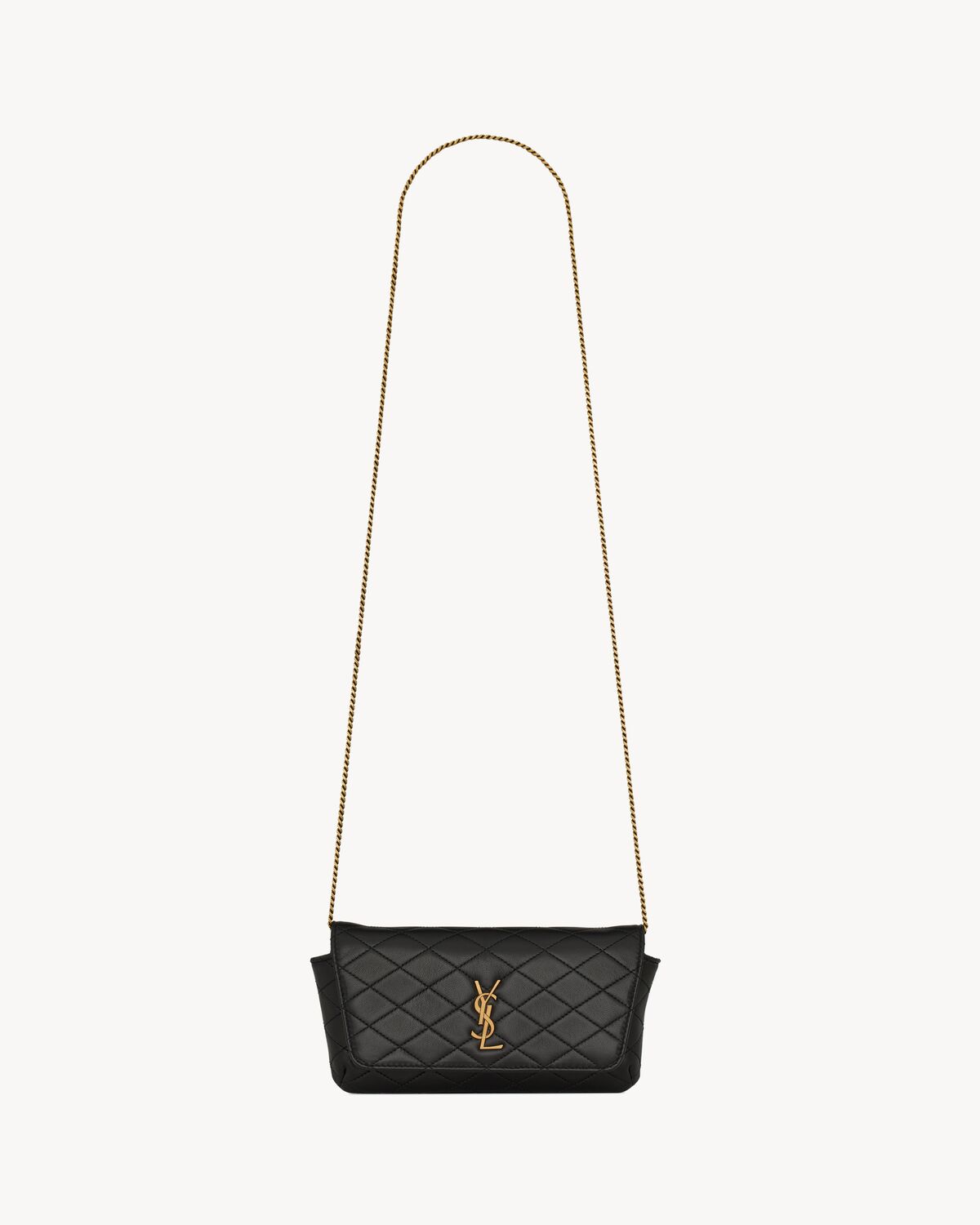 YSL Gaby Chain Phone Holder in Lambskin - Image 2