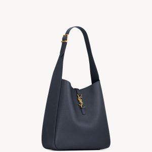 YSL LE 5 à 7 Supple Large in Grained Leather