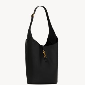 YSL LE 5 à 7 Hobo Grained Leather