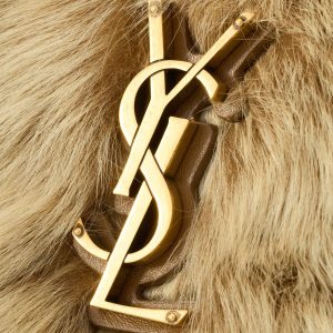 YSL Niki Large in Shearling