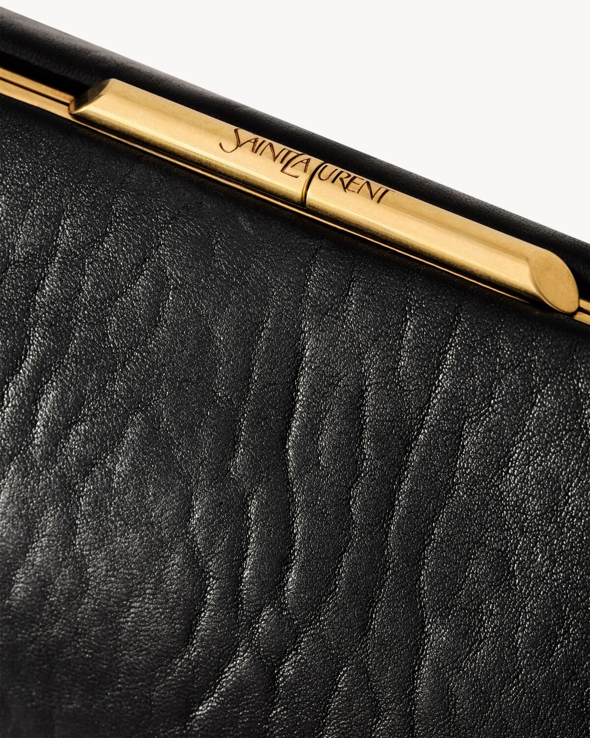YSL Saint Laurent Clutch Large In Lambskin - Image 2