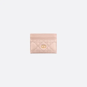 Dior Caro Freesia Card Holder