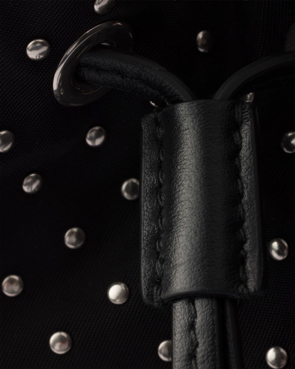 Re-Nylon Mini-Bag With Studs - Image 2