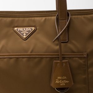 Prada Re-Edition 1978 Large Re-Nylon and Saffiano Leather Tote Bag