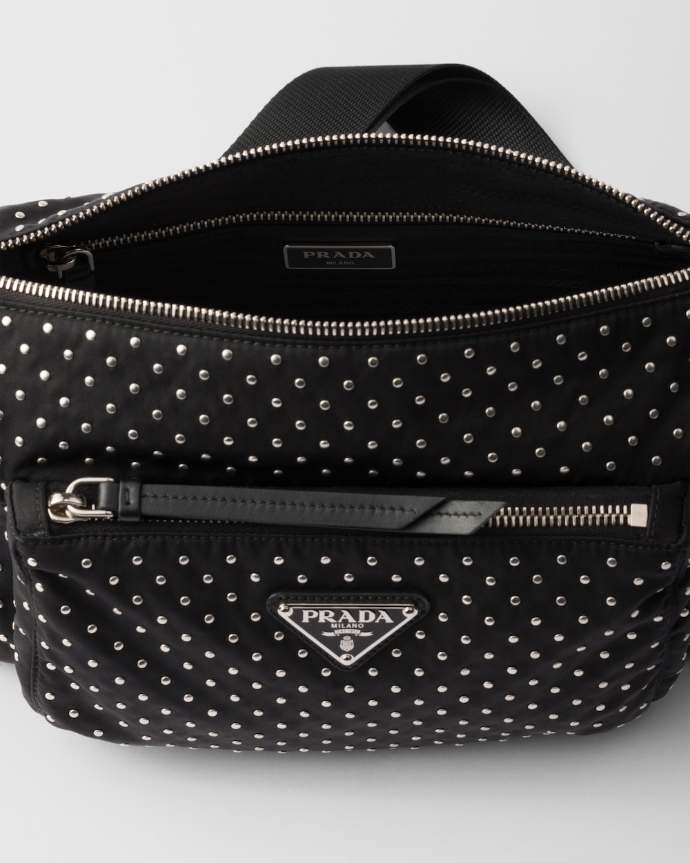 Re-Nylon Bag With Studs - Image 7