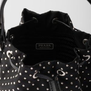 Re-Nylon Mini-Bag With Studs