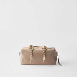 Prada Dangle Medium Leather Top-Handle Bag