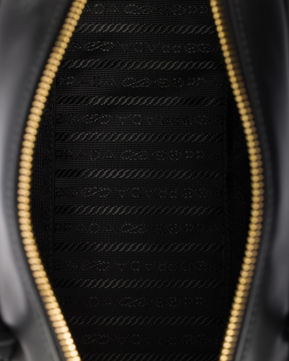 Re-Nylon and Leather Small Top-Handle Bag With Padlock - Image 2