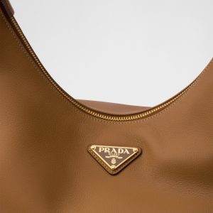 Prada Arqu?? Large Leather Shoulder Bag
