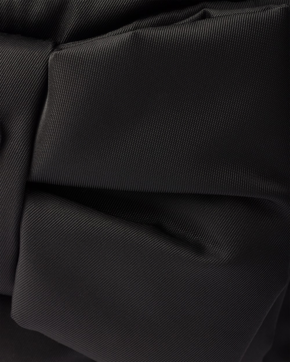 Padded Re-Nylon Mini-Bag With Bow