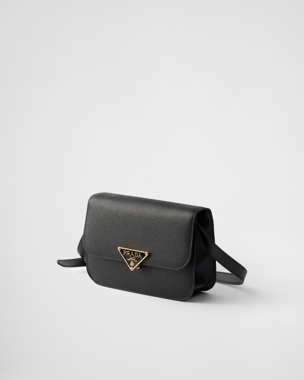 Saffiano Leather Flap Shoulder Bag - Image 2
