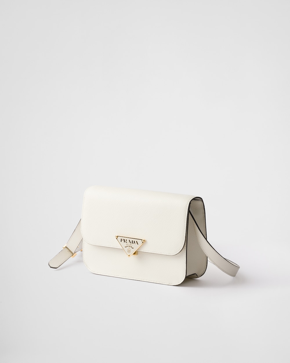 Saffiano Leather Flap Shoulder Bag - Image 3