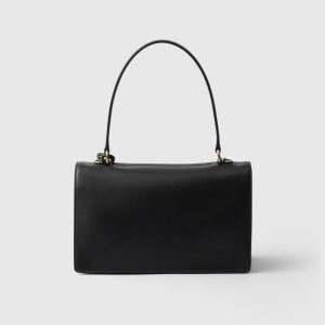 Prada Soft Sound Medium Leather Shoulder Bag