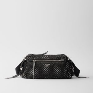 Re-Nylon Bag With Studs