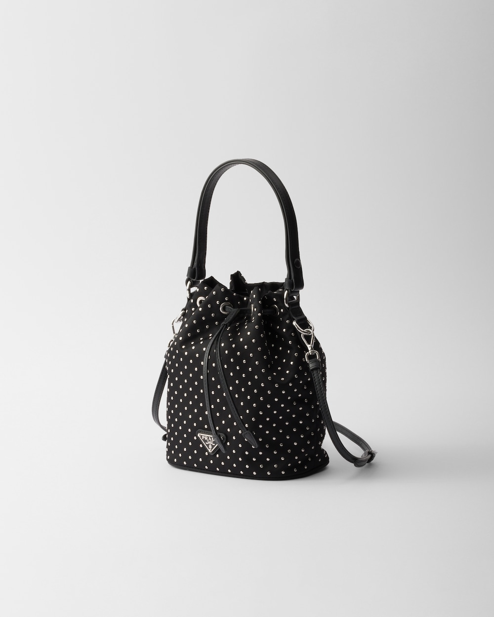 Re-Nylon Mini-Bag With Studs - Image 5