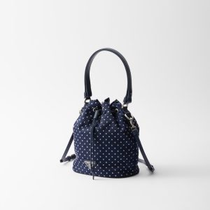 Re-Nylon Mini-Bag With Studs