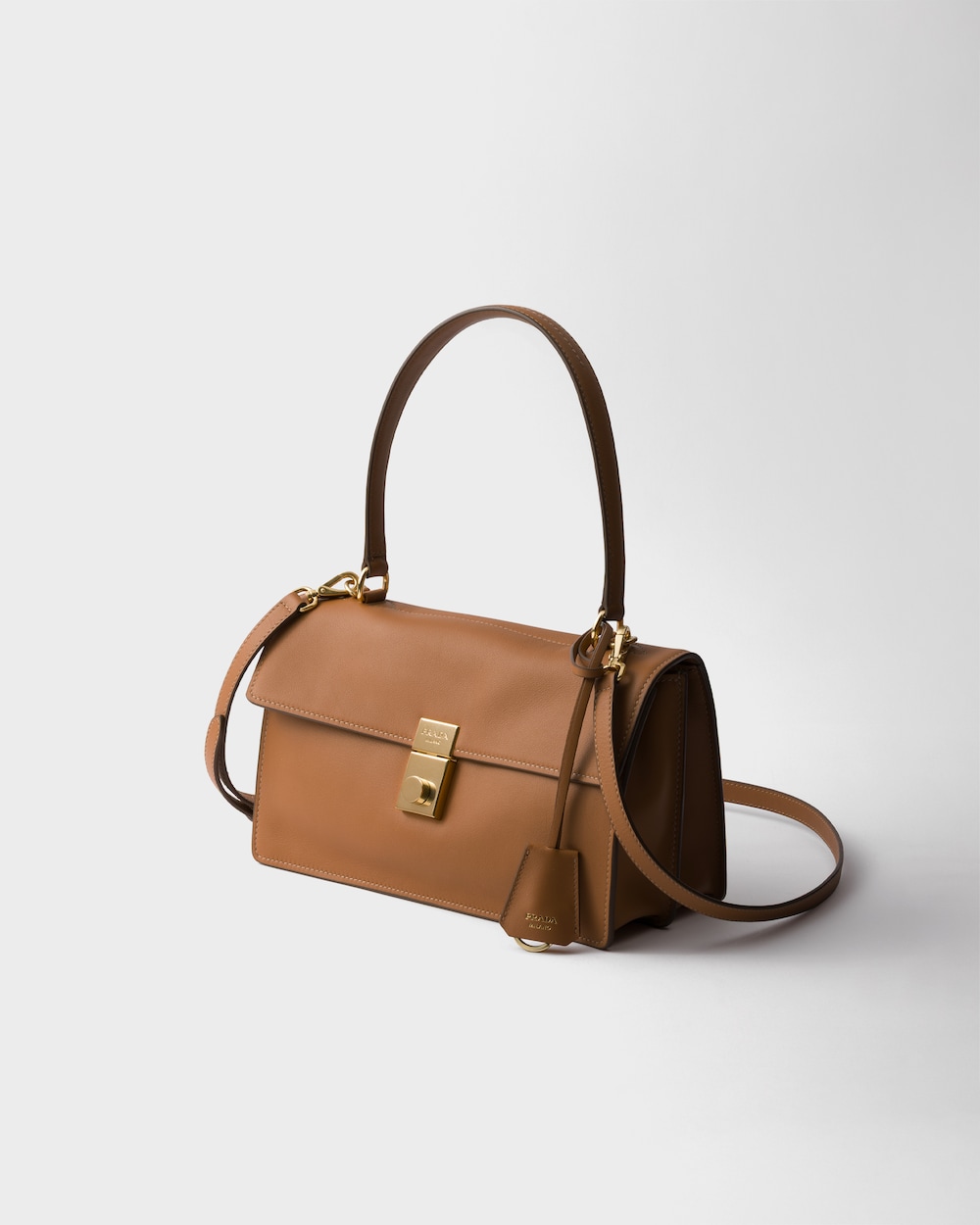Prada Soft Sound Medium Leather Shoulder Bag - Image 4