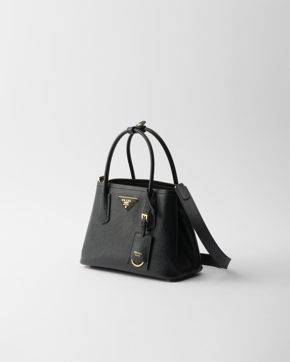 Small Prada Double Saffiano Leather Bag - Image 6