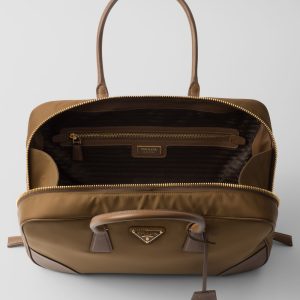 Prada Re-Edition 1978 Large Re-Nylon and Saffiano Leather Two-Handle Bag