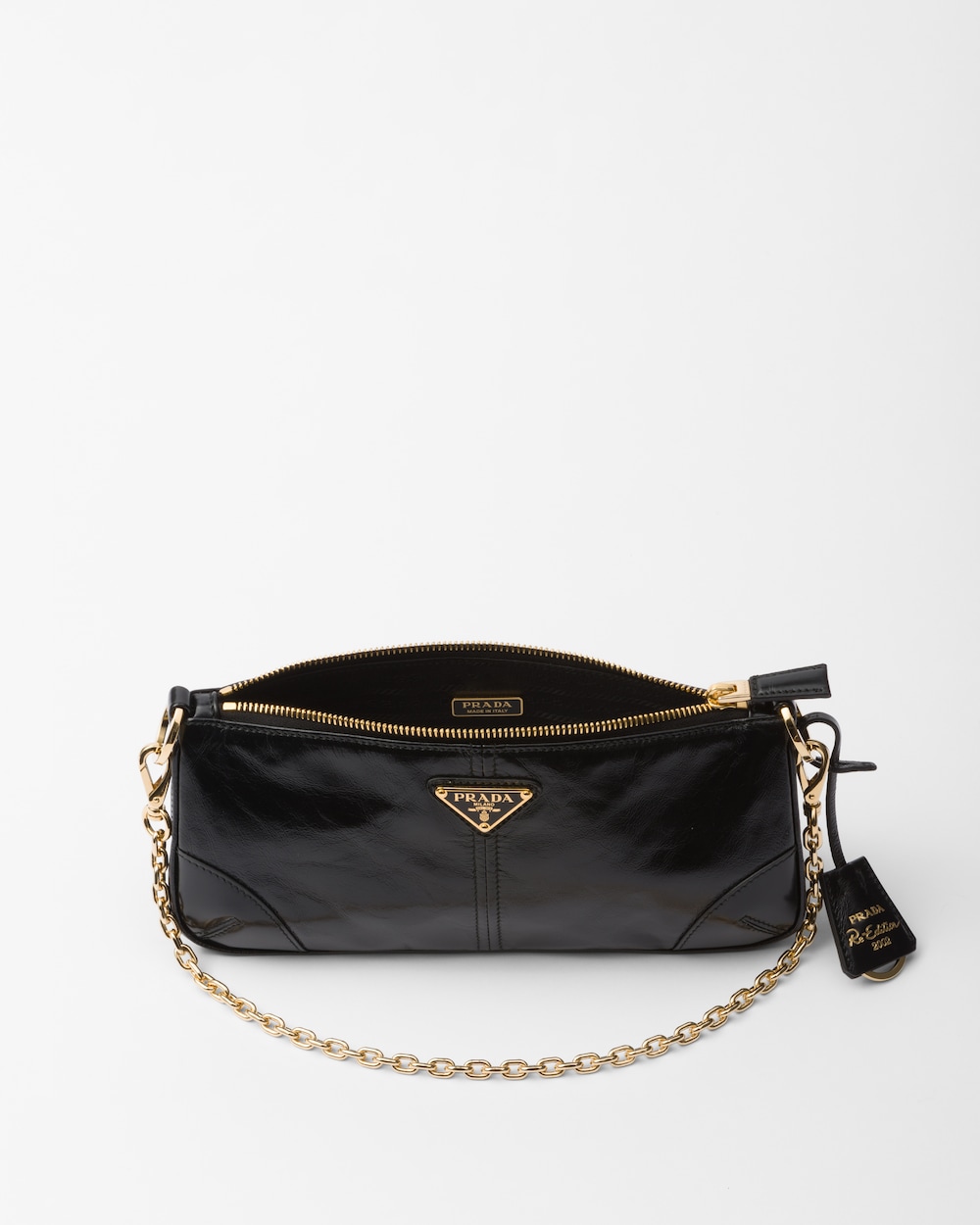 Prada Re-Edition 2002 Medium Leather Shoulder Bag - Image 4
